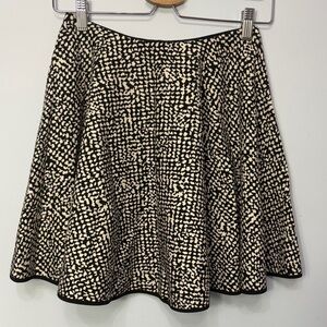 Patrizia Pepe Black Cream Skirt Size 42